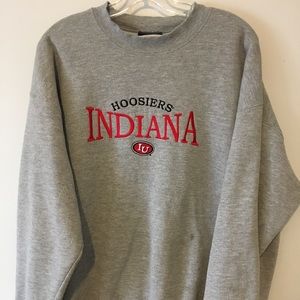 Indiana Hoosiers Light Gray Sweatshirt men’s large